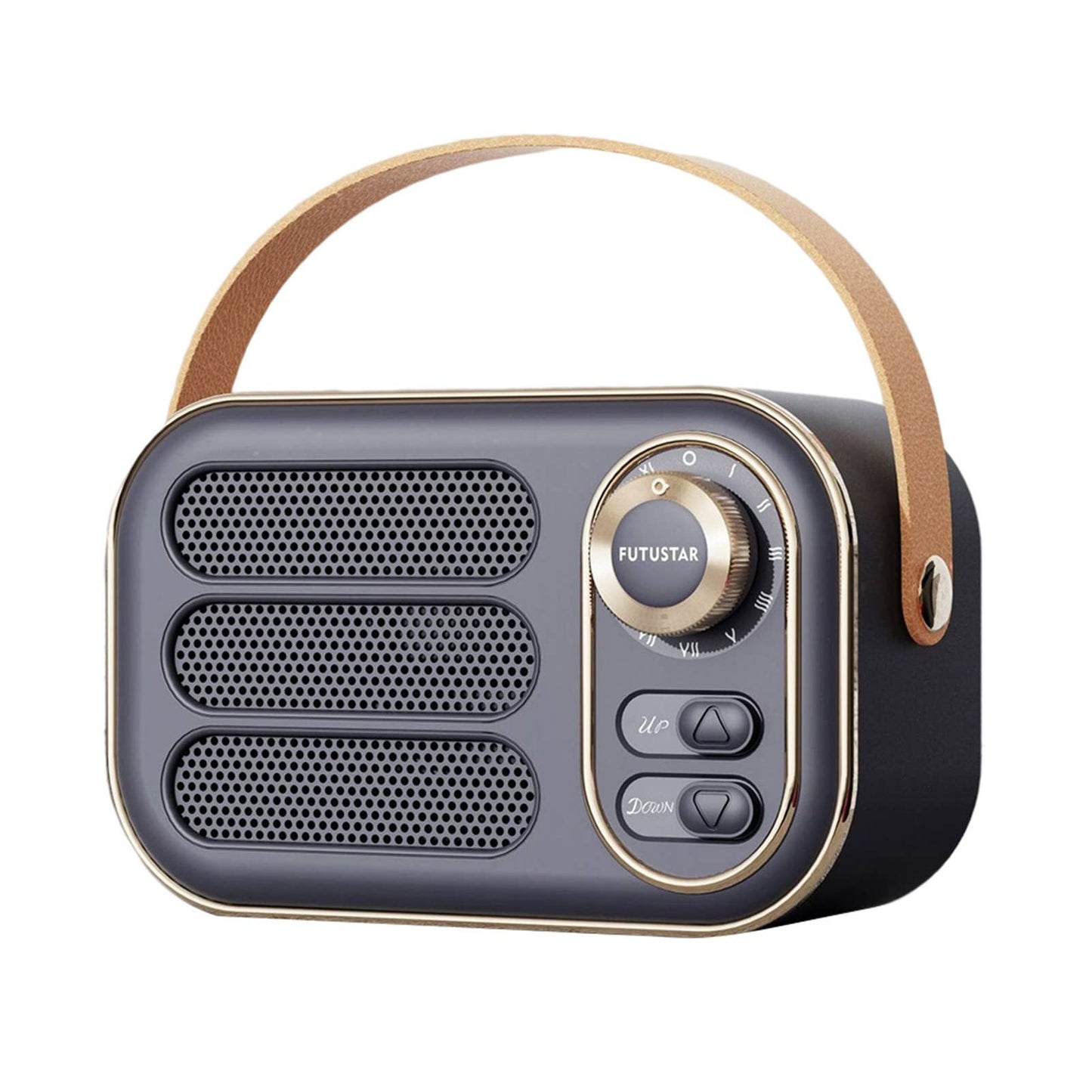 Vintage Speaker -White: Blue