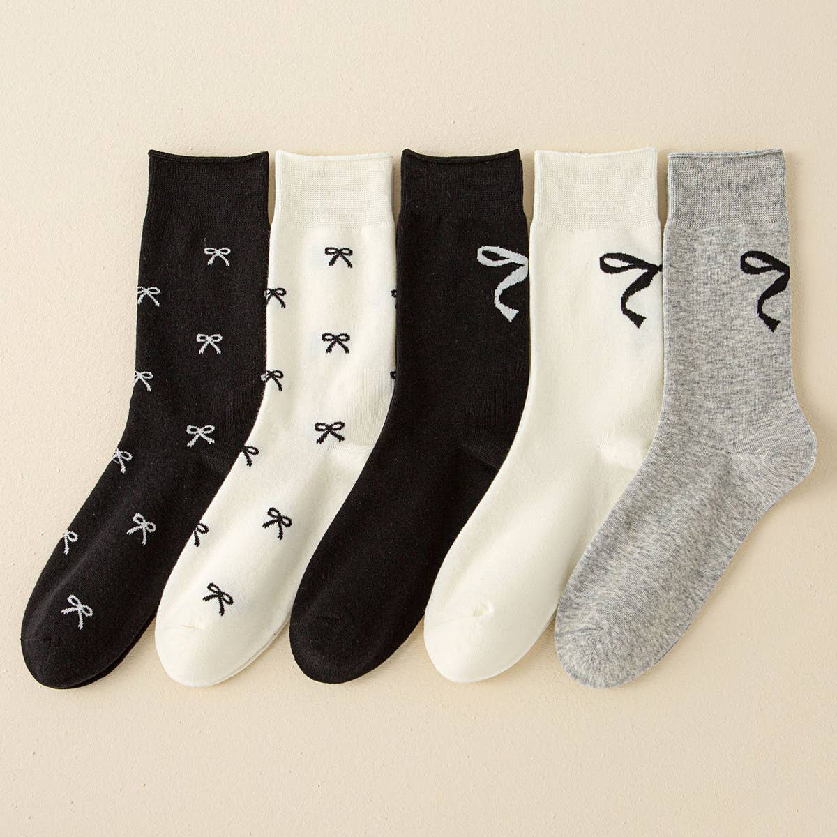 BOWKNOT Socks Ivory