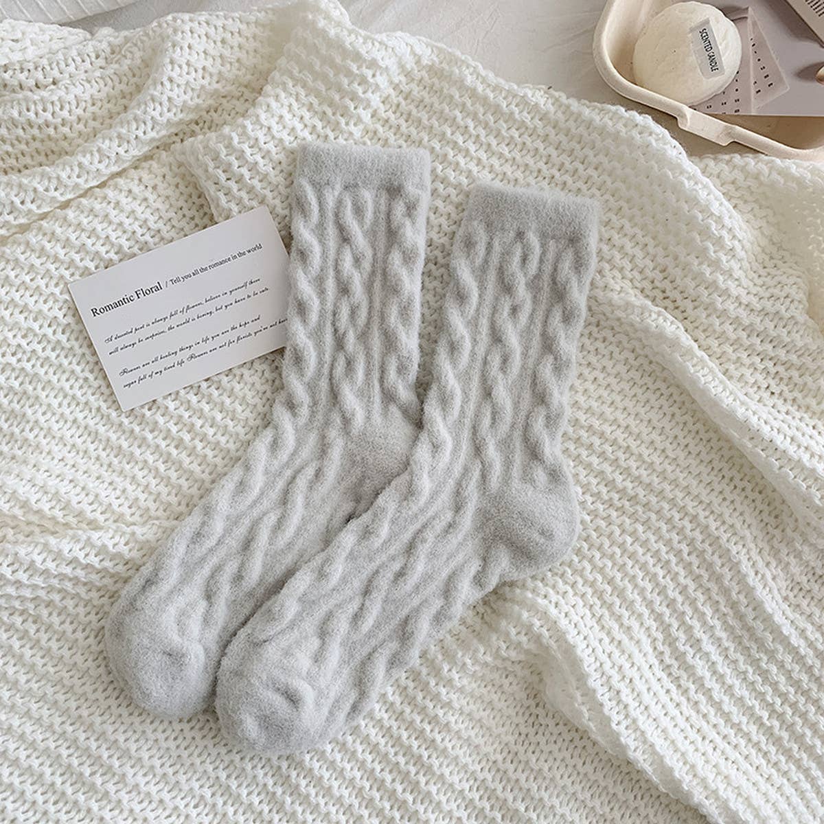 COZY THICK PLUSH Brown