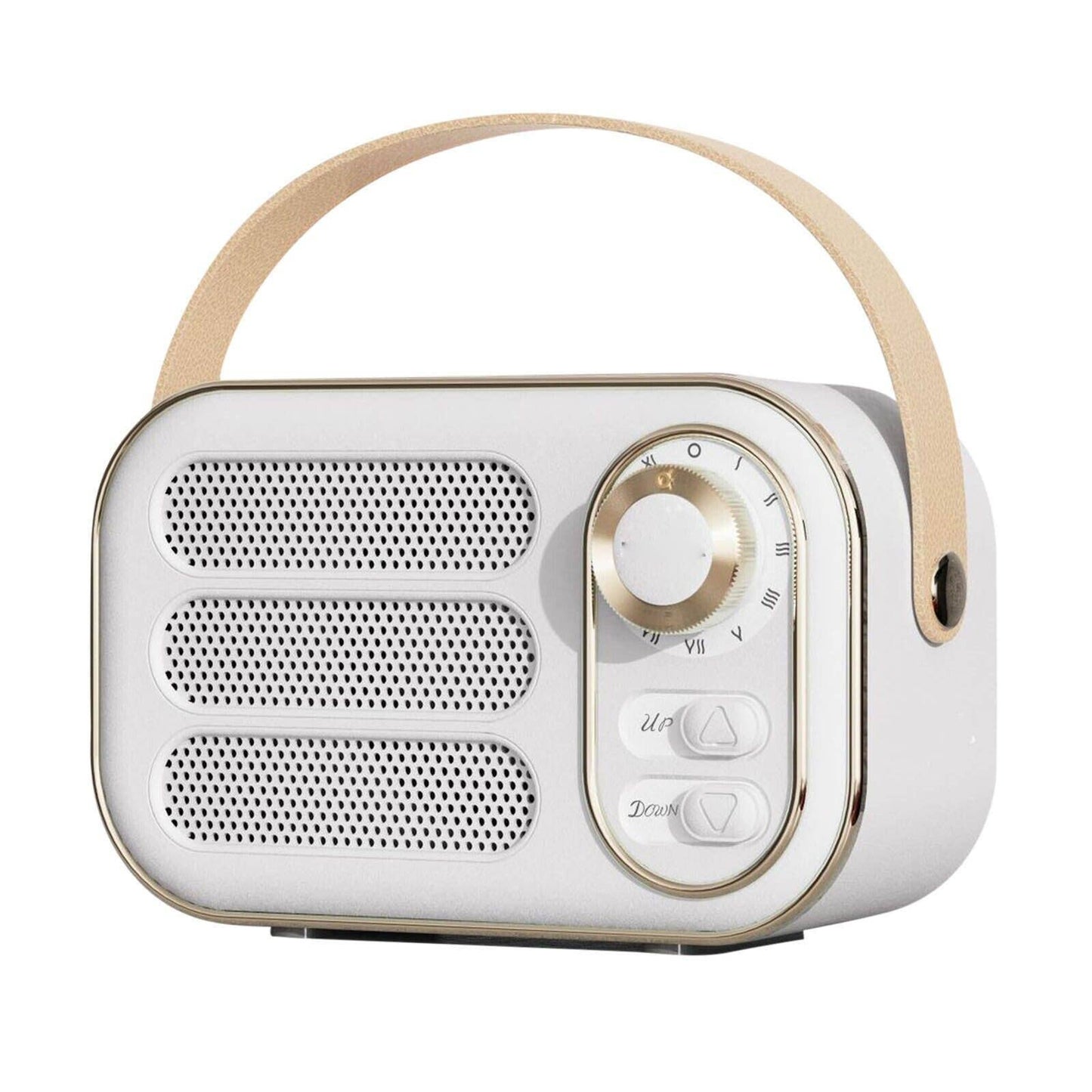Vintage Speaker -White: Blue