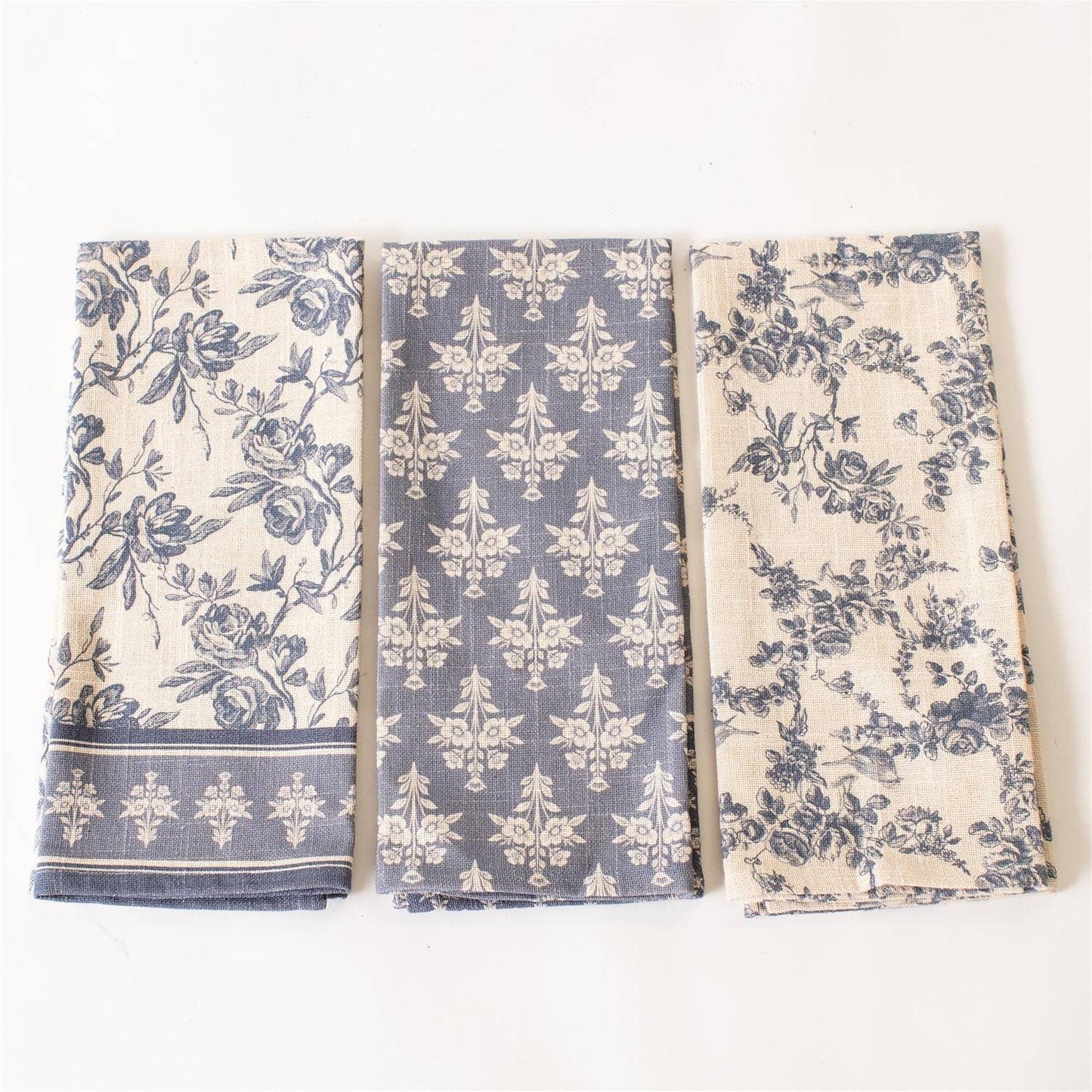 Tea Towels - French Blue (Set Of 3)