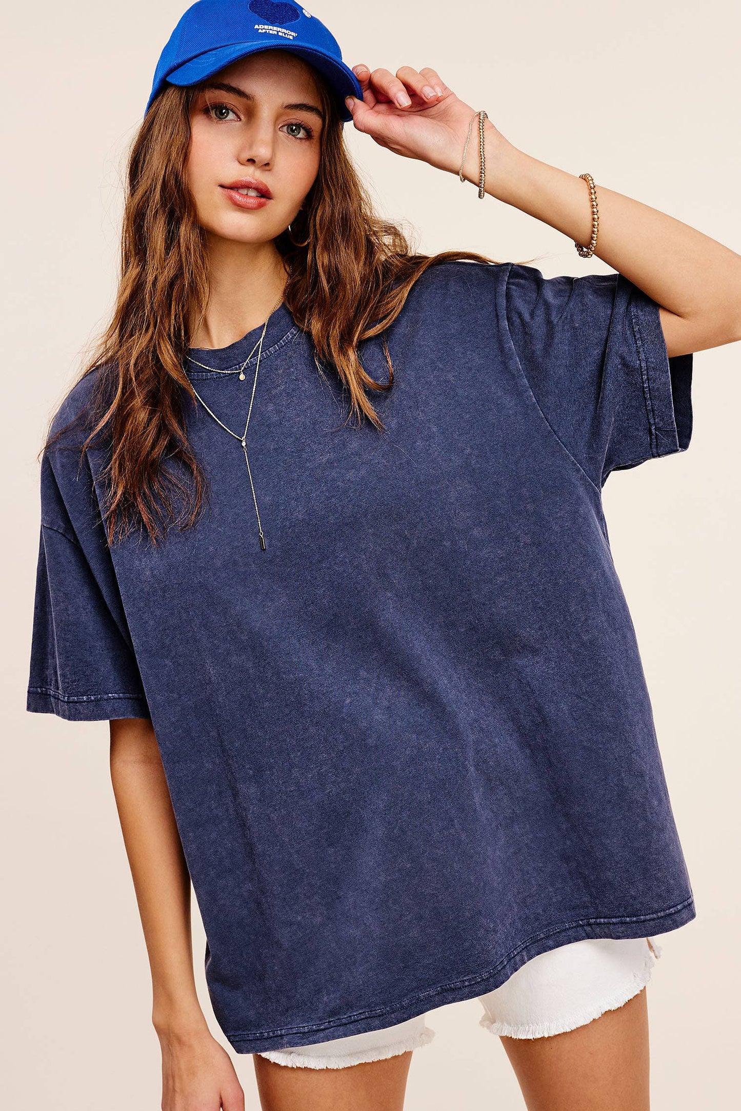 Sadie Mineral Wash Boxy Tee