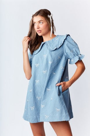 Bethany Baby Doll Bow Dress