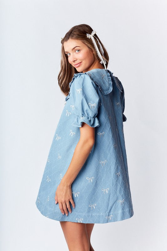 Bethany Baby Doll Bow Dress