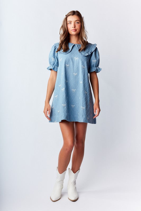 Bethany Baby Doll Bow Dress