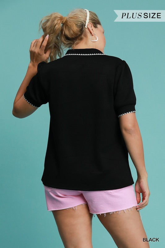 Charlotte Polo Plus Top