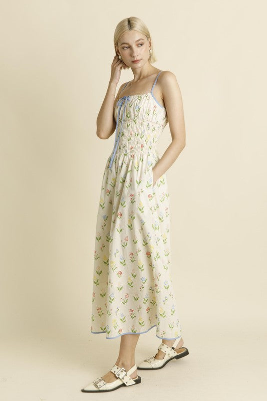 Molly Floral Midi Dress