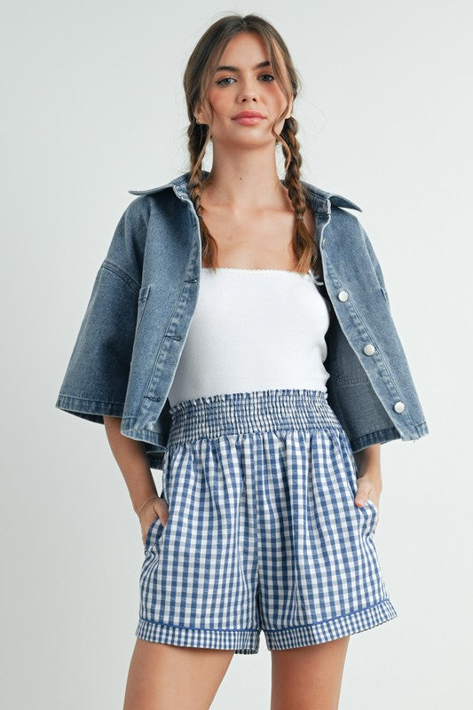 Presley Cropped Denim Jacket