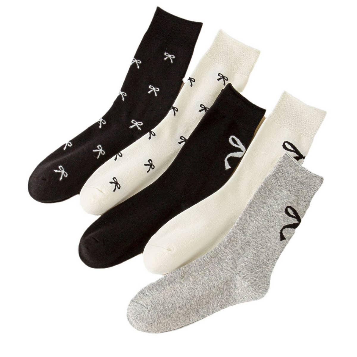 BOWKNOT Socks Ivory