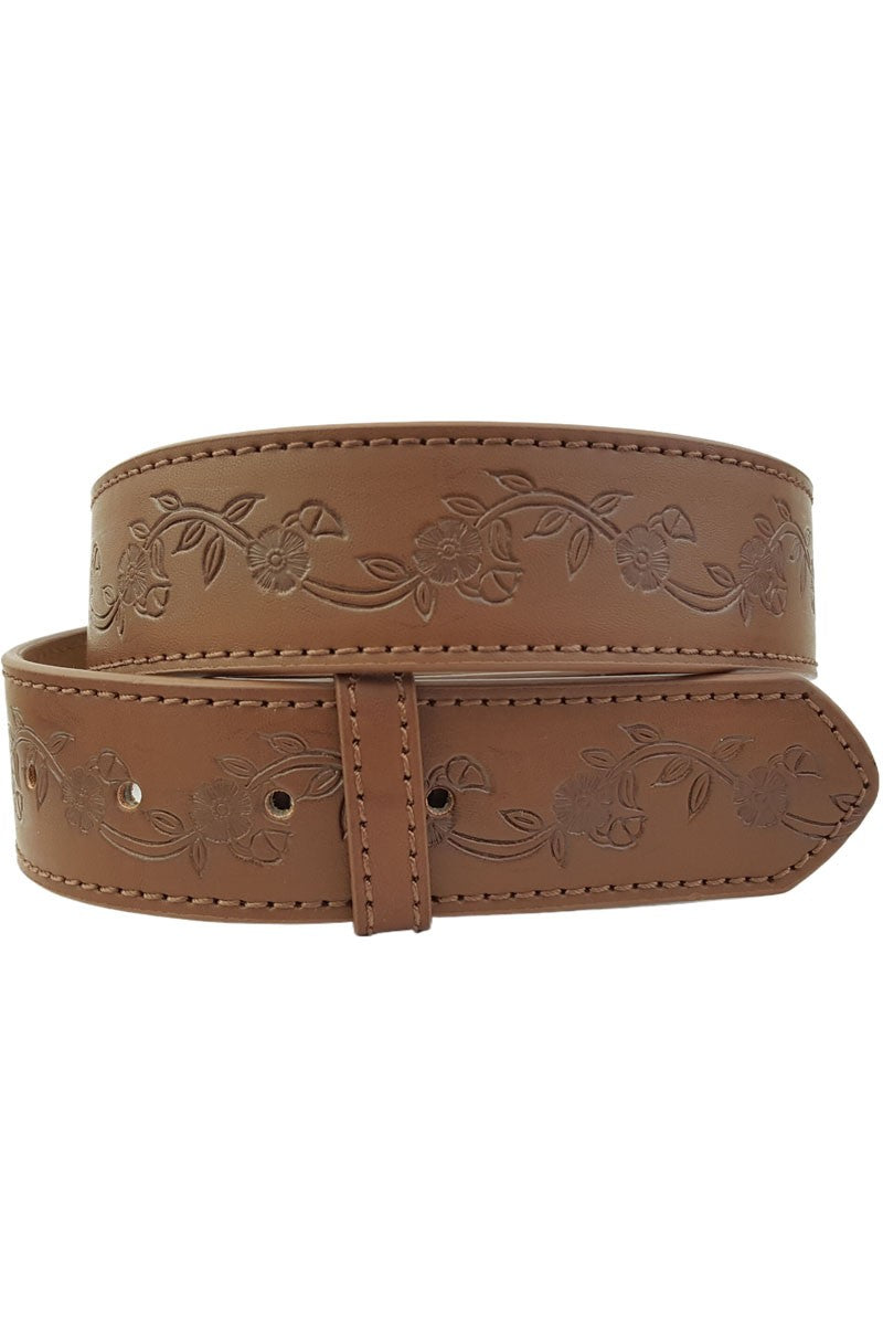 Floral Embossed Belt