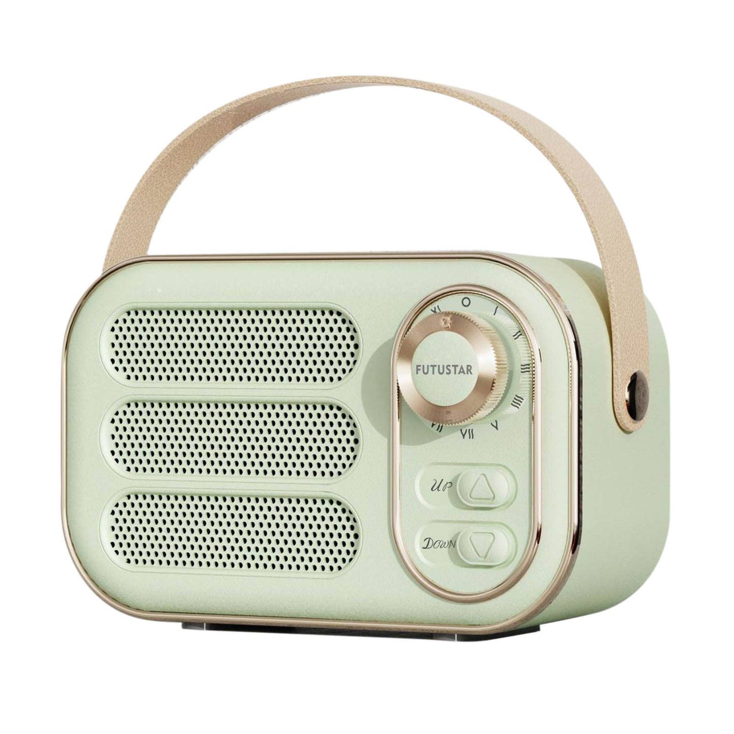 Vintage Speaker -White: Blue