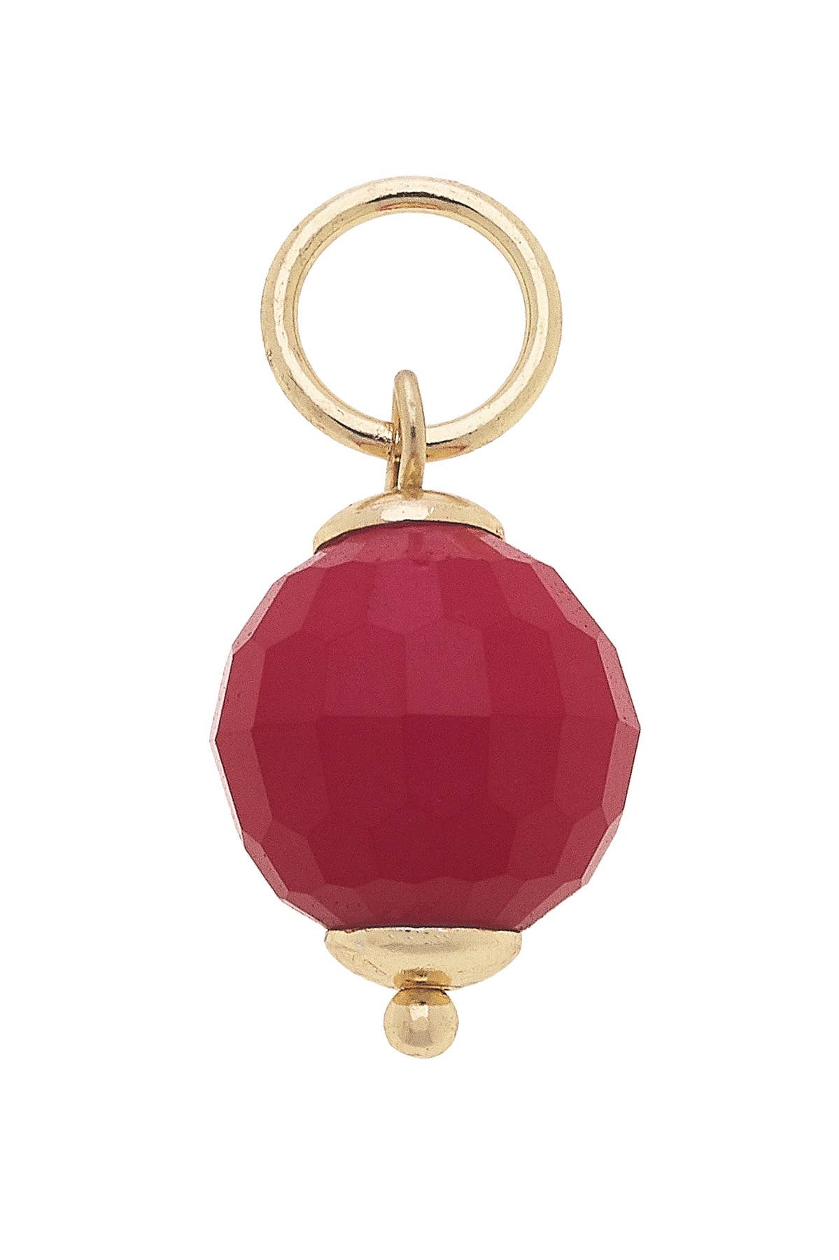 Resin Bead Charm: Fuchsia