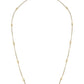 Wynona Dainty Charm Necklace Base in Shiny Gold