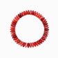 Autumn Wide Disc Marble Beaded Stretch Bracelets: Pink