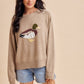 MALLARD DUCK KNITTED SWEATER: DARK FLAX / S
