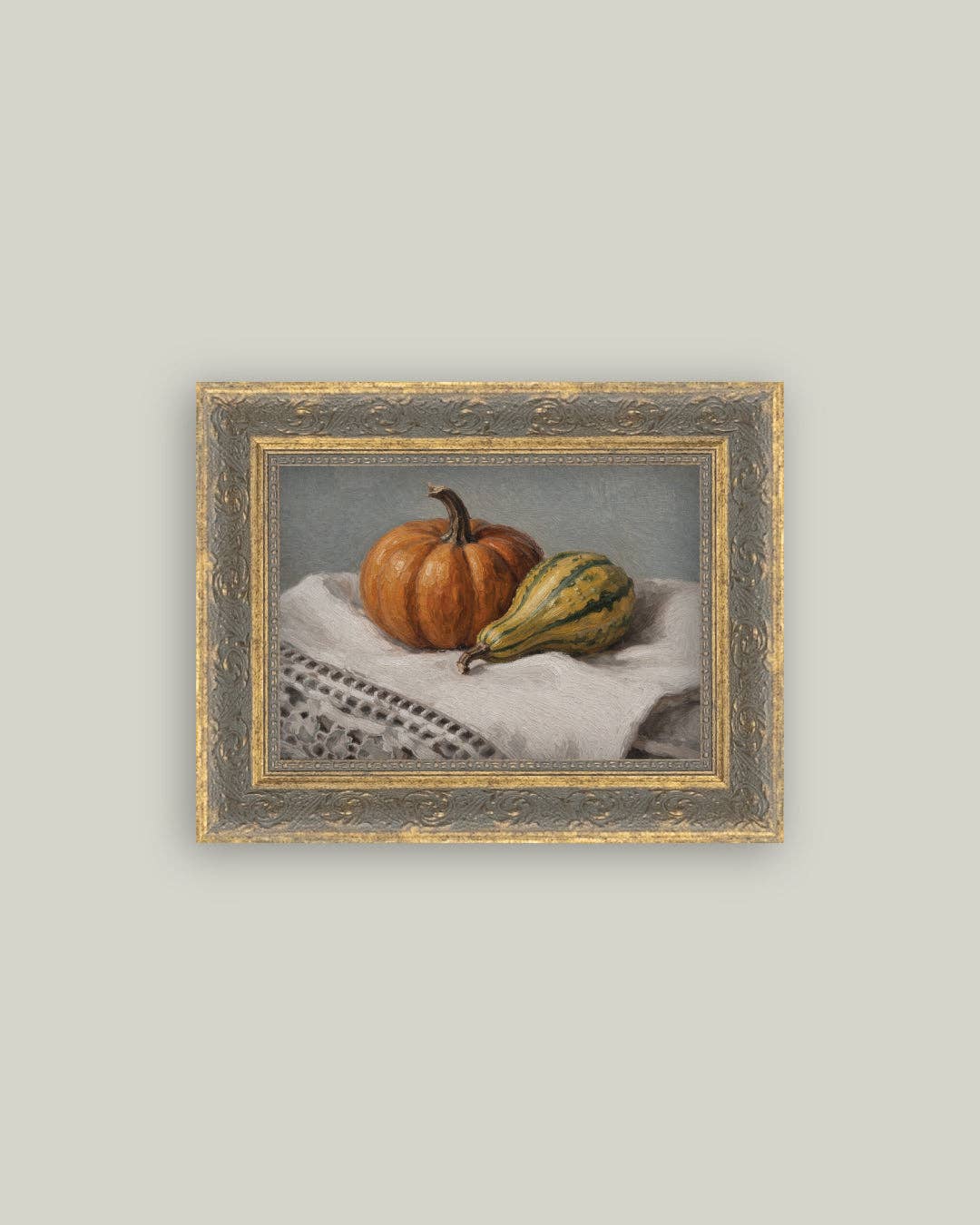 Still Life Pumpkin & Squash: 10x8