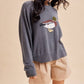 MALLARD DUCK KNITTED SWEATER: DARK FLAX / M