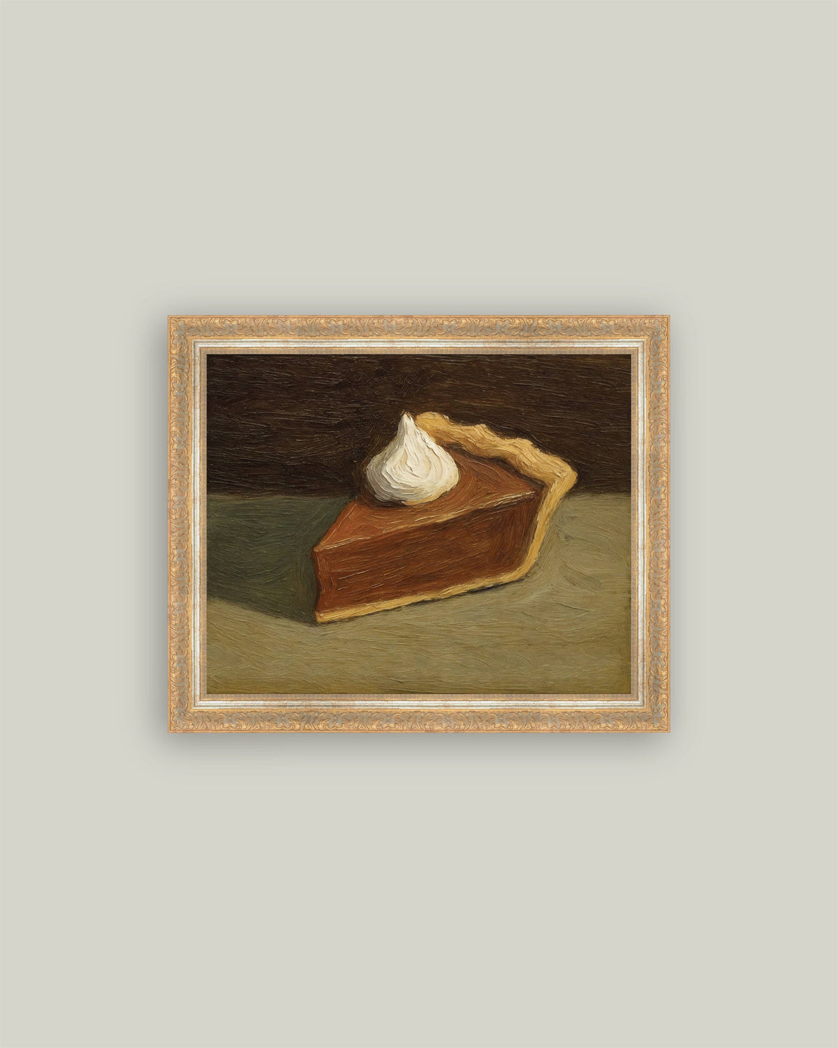 Pumpkin Pie Slice: 9x7