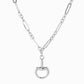 Horsebit Linked Chain Necklace: Gold