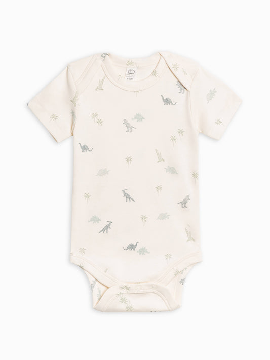 Organic Baby Afton Bodysuit - Dino / Thyme