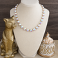 Colorful Glass Crystal Necklace – Color Pop Shine: Neutrals