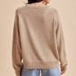 MALLARD DUCK KNITTED SWEATER: DARK FLAX / S