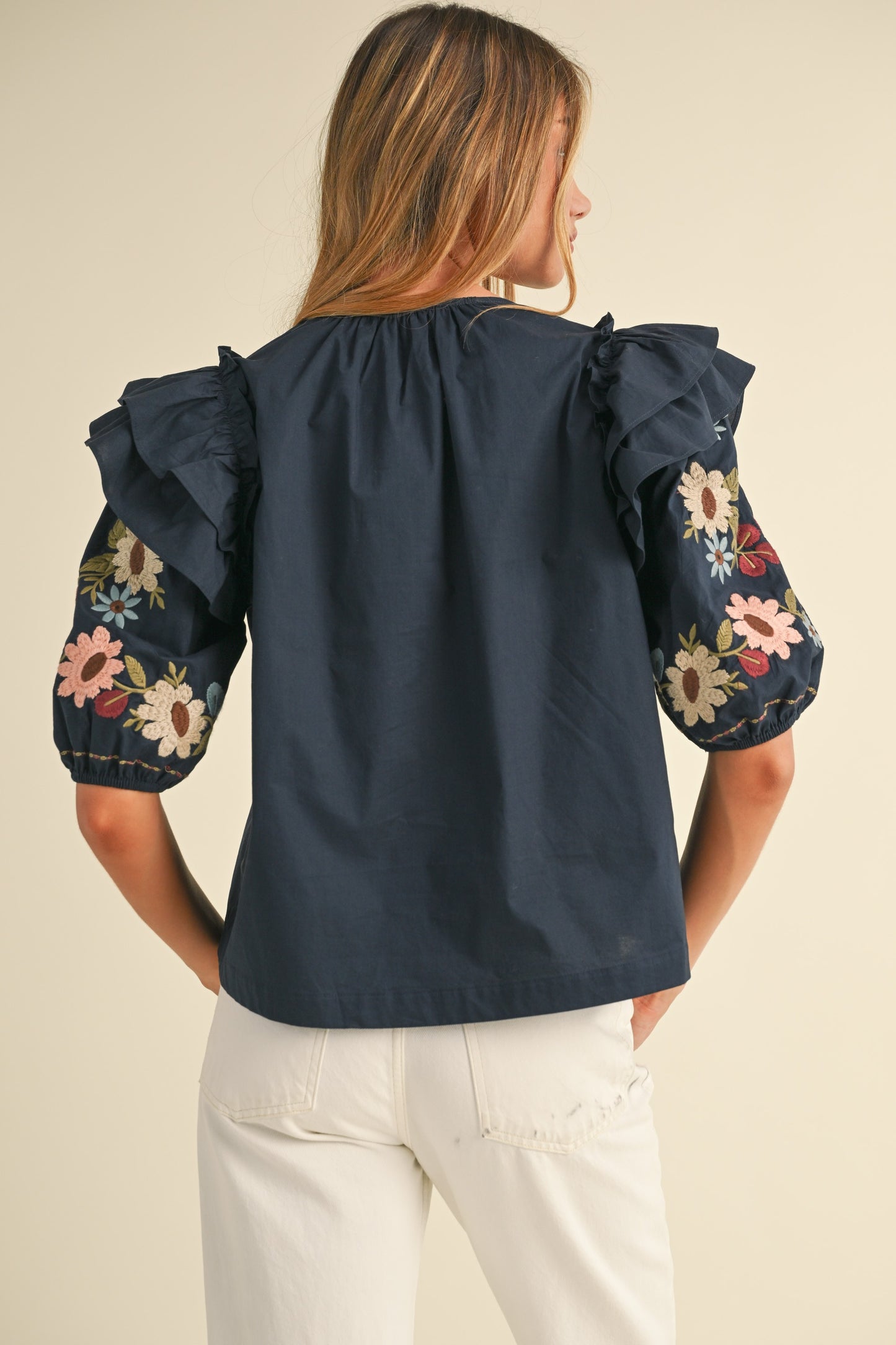 Mable Embroidered Top