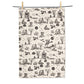 Spooky Toile Kitchen Towel
