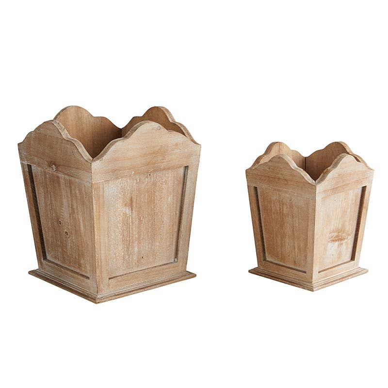 Wooden Square Container