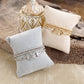 Bit of Shine – Set of 3 Stretch Bracelets with Horse Bit: Gold