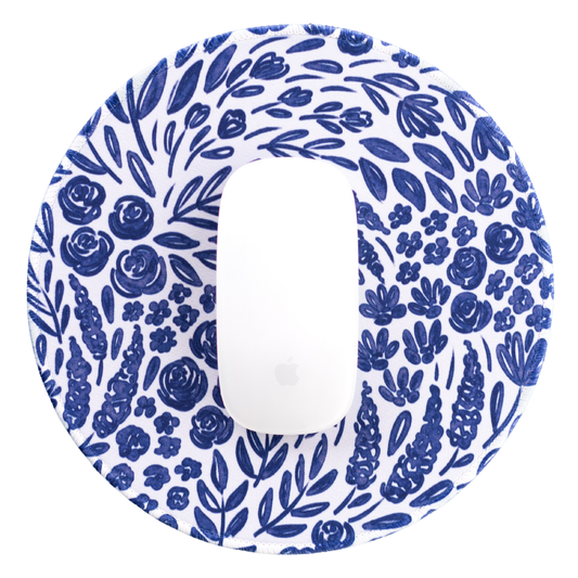 Porcelain Floral Mousepad