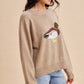 MALLARD DUCK KNITTED SWEATER: DARK FLAX / S
