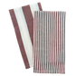 Stripe Tea Towel Set: Green