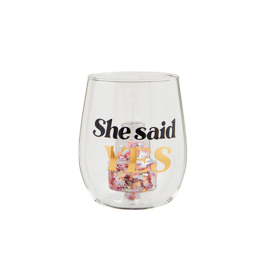 Stemless Wine Glass