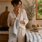 Stripe Tea Towel Set: Green
