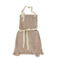 Ruffle Pin Stripe Apron: Blue