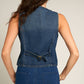 Sleeveless Denim Vest