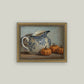 Still Life Pumpkins and Pitcher: 7X5