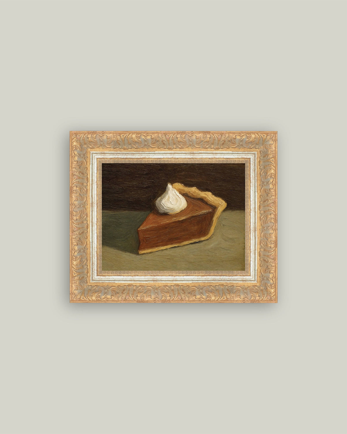 Pumpkin Pie Slice: 9x7
