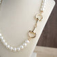 Acrylic Pearl Horse Bit Necklace – Equestrian Pearl Glow