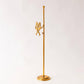 Wreath Stand Gold Finish With Bow