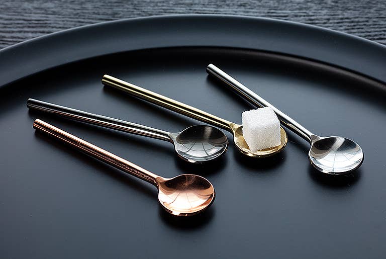 Modern Sm Spoon-Gold-4.5" L