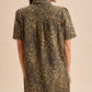 LEOPARD UTILITY MINI DRESS: OLIVE / L