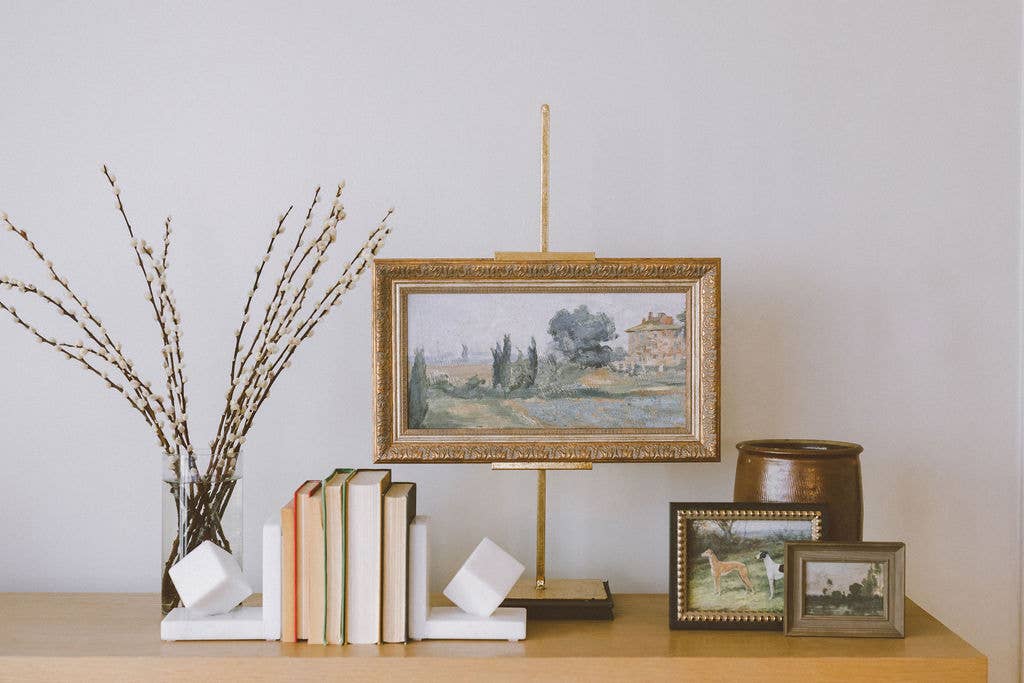 In The Hills Framed Antique Art: 32x18