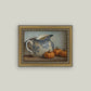 Still Life Pumpkins and Pitcher: 7X5