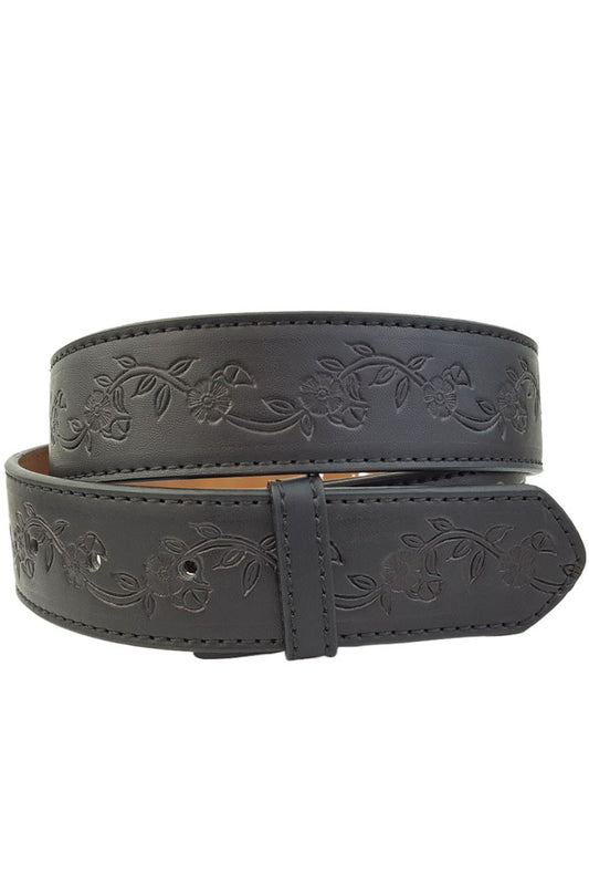 Floral Embossed Belt