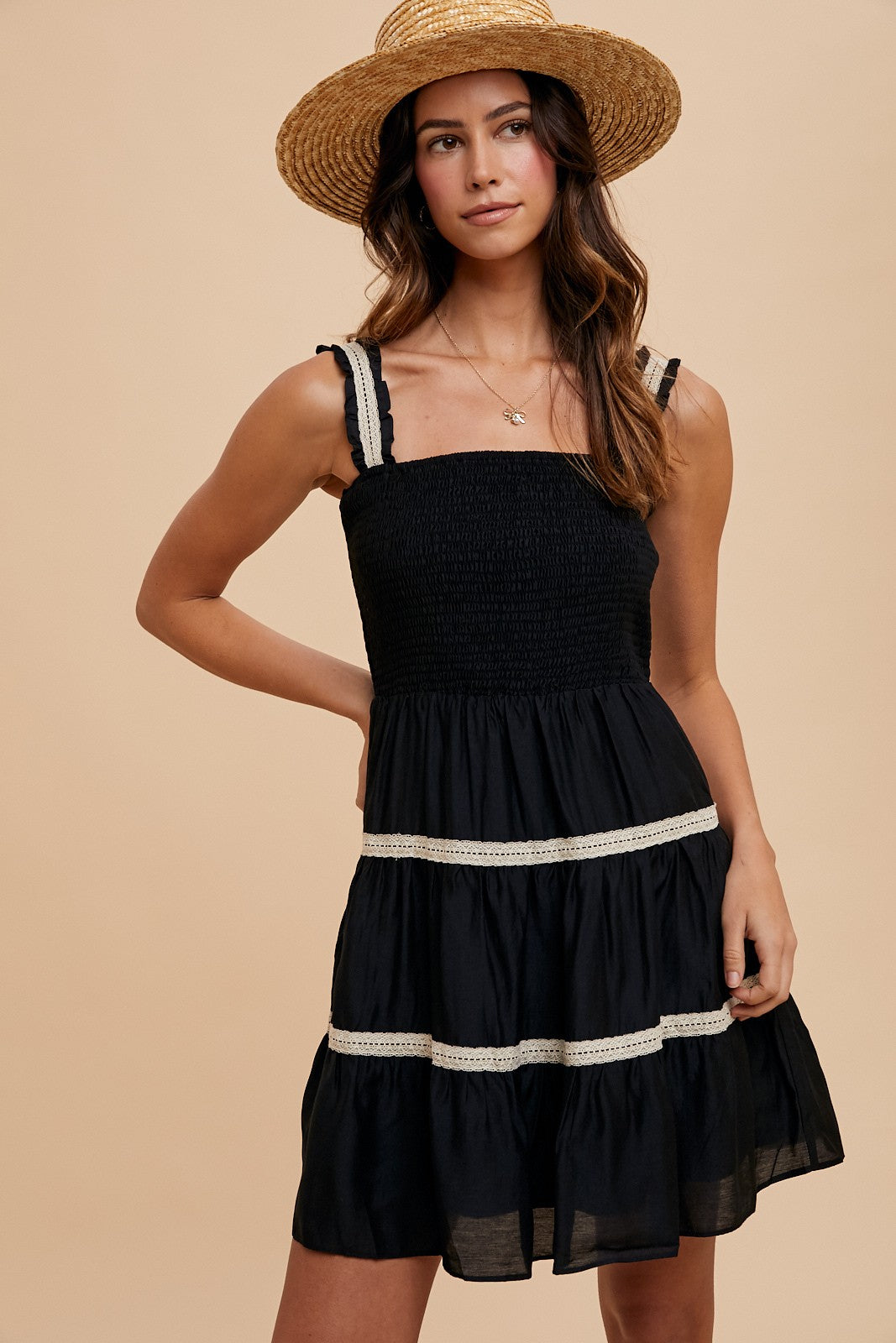 Layla Ruffle Tiered Mini Dress