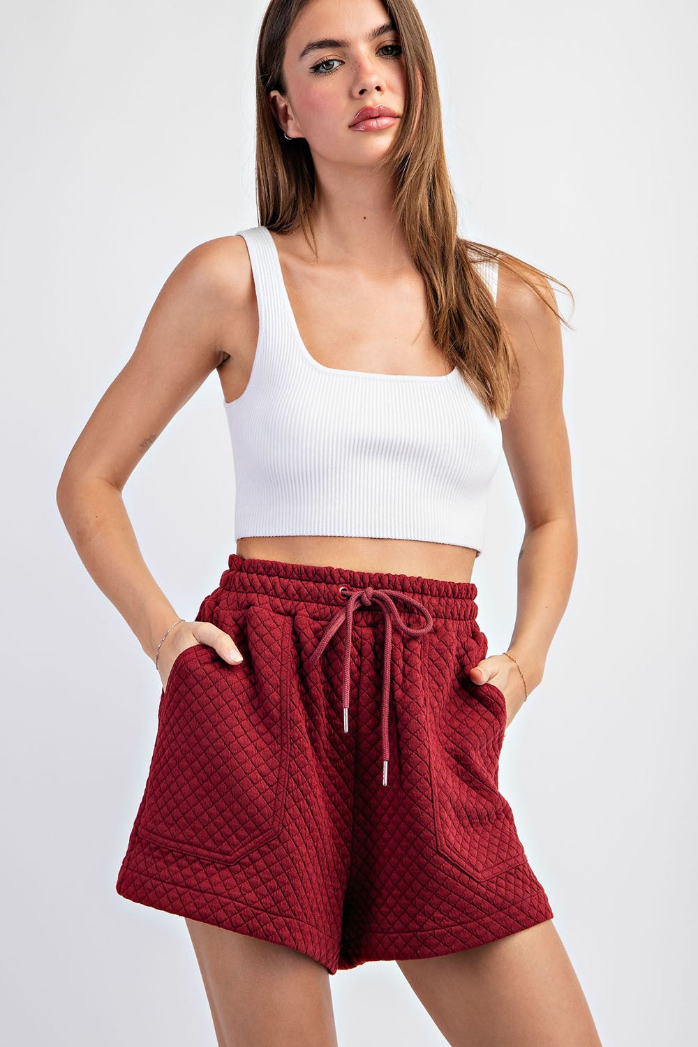 Maya Textured Shorts