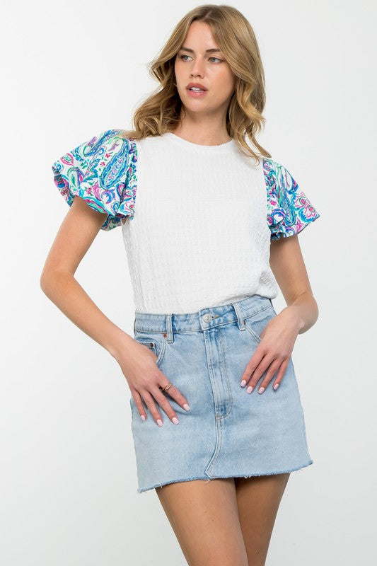 Faith Textured Top