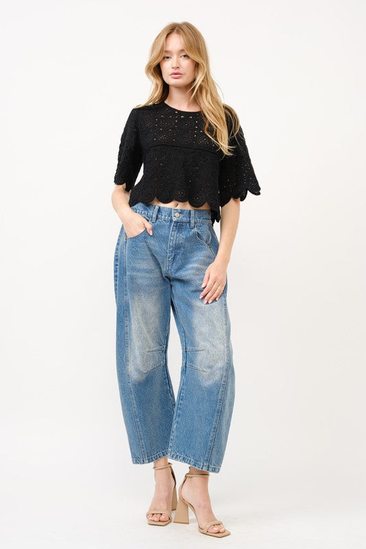 Blake Barrel Jeans